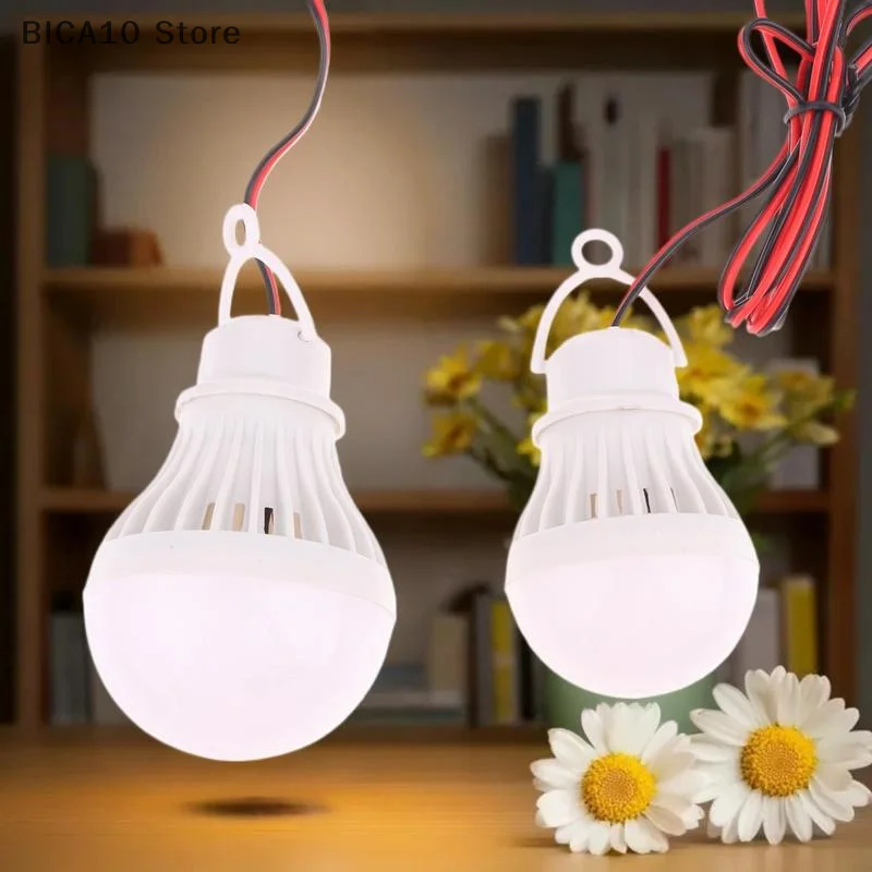 1 قطعة DIY اكسسوارات مصباح ليد لمبة تيار مستمر 12 فولت 3 واط 5 واط 7 واط مع 1.2 متر سلك Led مصباح للديكور المنزل