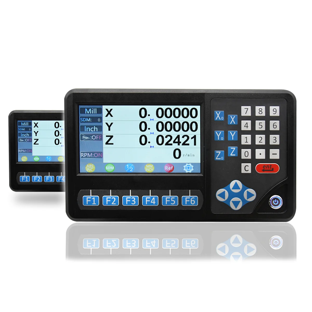 Leiteira de Display Digital com Hall Sensor Dro Eixos Eixos Eixos Db9 Sinal Ttl Função Rpm