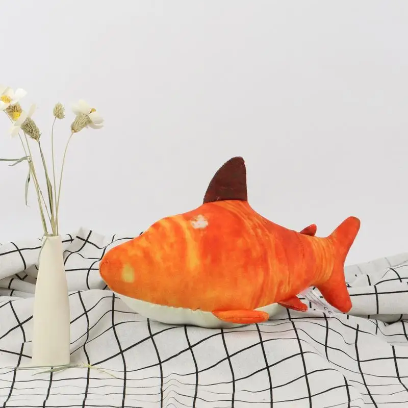 Stuffed Shark Plush Toy Stuffed Shark Pillow Simulation Soft Marine Life Cushion Hugging Pillow For Christmas Stress Relief