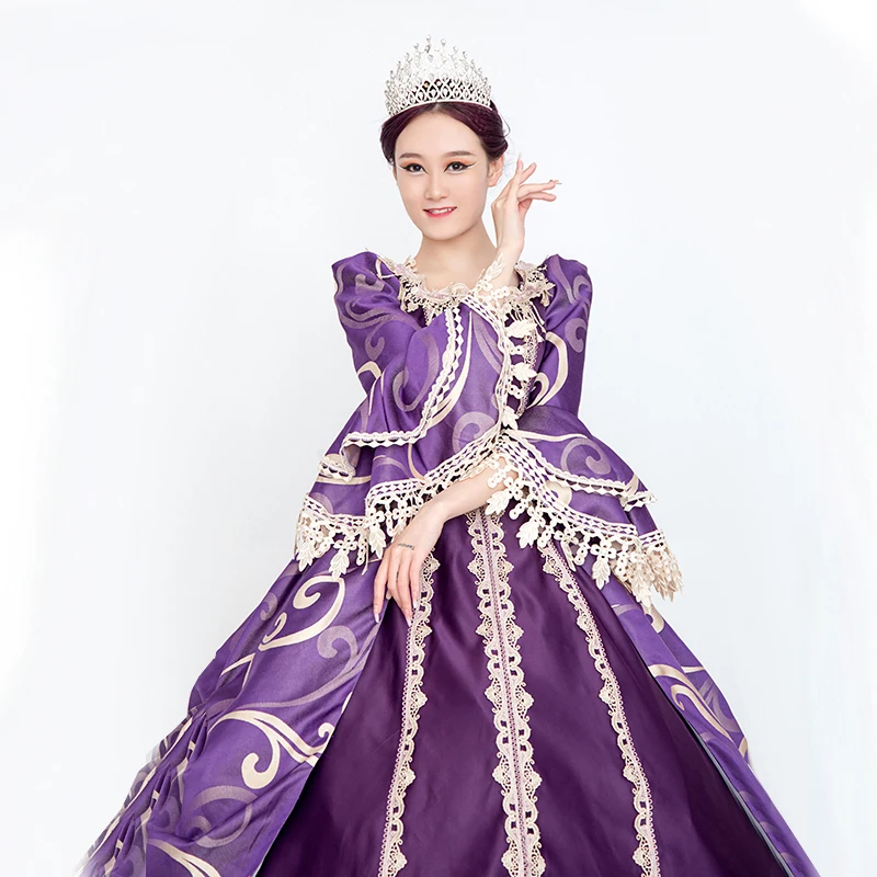 Customized Ball Gown Medieval Marie Court Evening Dresses Historical Theater Prom Party Victorian Baroque Gowns Halloween