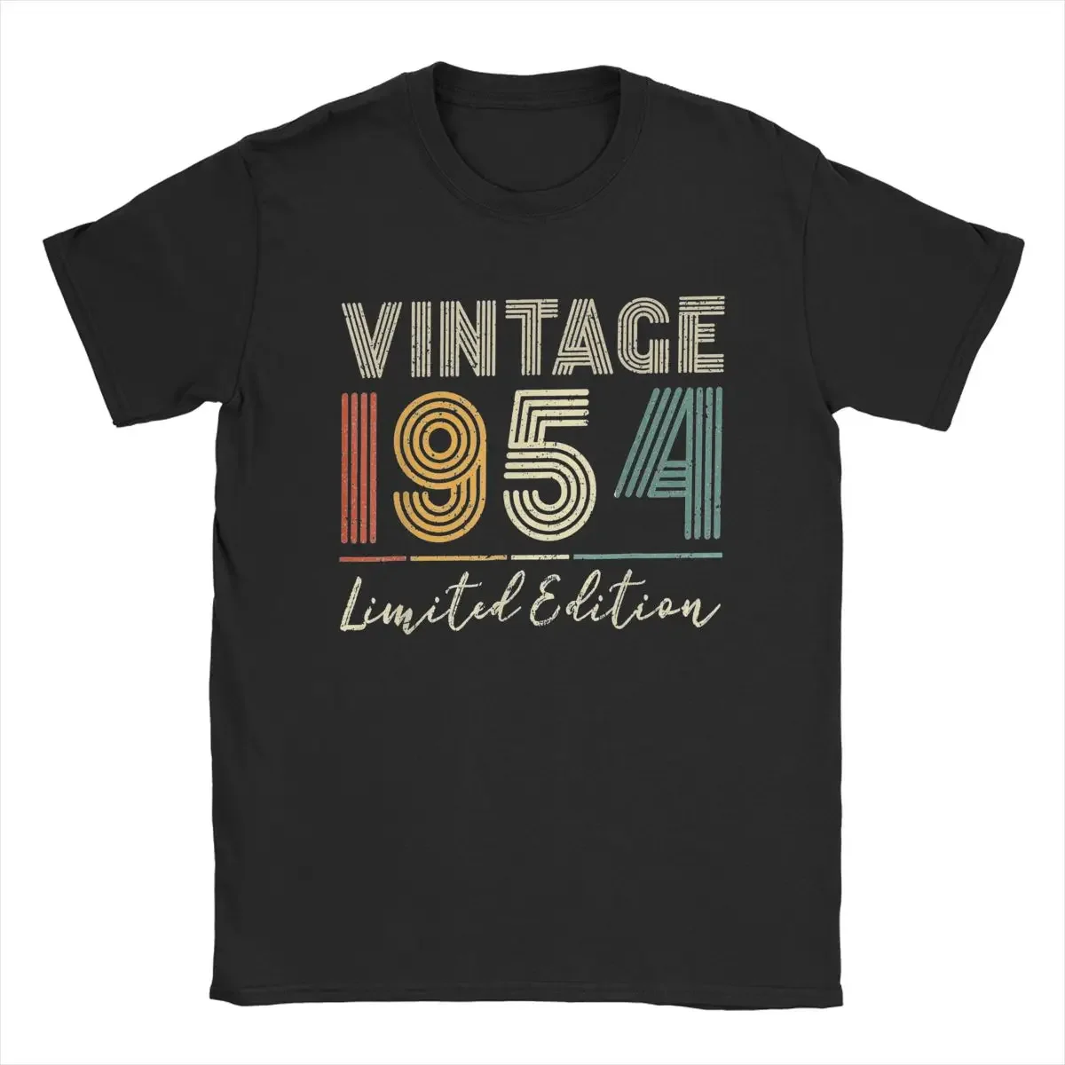 70 Years Old Gifts Vintage 1954 T-Shirt Men 70th Birthday Vintage Pure Cotton Tees Round Neck Short Sleeve T Shirt Gift Idea