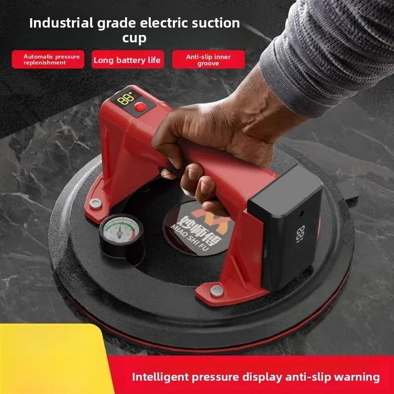 

Электрическая присоска для плитки, держатель вакуумного насоса для подачи воздуха для укладки больших стеклянных панелей и присоски для перемещения