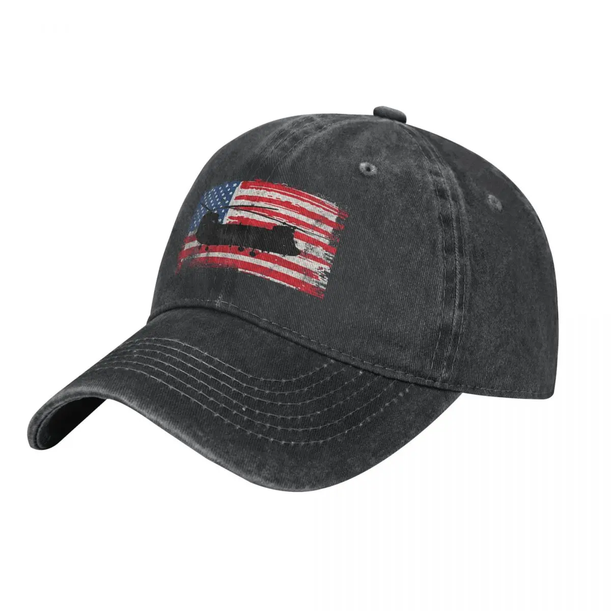 Chinook CH-47 Helicopter US Military on Vintage Flag Cowboy Hat Beach birthday For Girls Men's