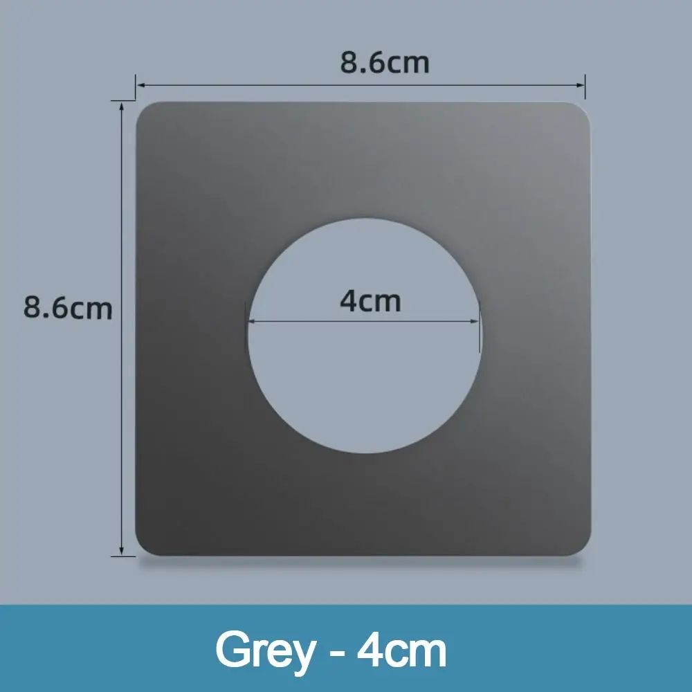 Electrical Supplies With Rubber Pad Wall Blank Panel With Outlet Hole 86Type Cable Cover Cable Panel Office