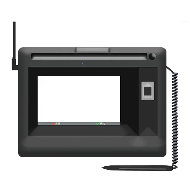 لوحة توقيع بصمة LCD L501G لوحة الكتابة اليدوية PDF توقيع مكتب التوقيع WPS التنمية الثانوية SDK