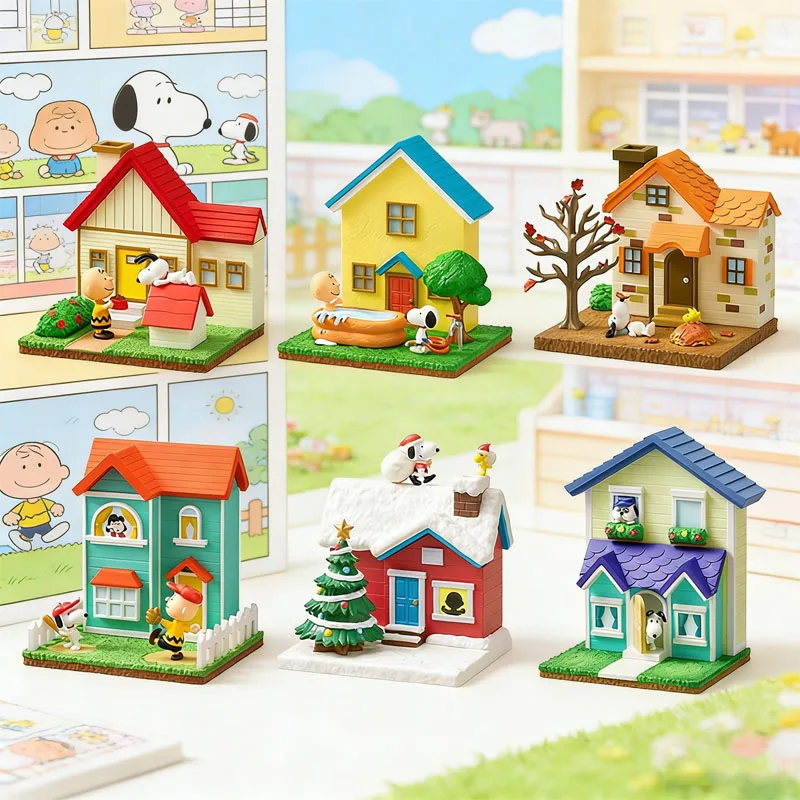 

Коллекционный набор миниатюрных домиков Re-Ment Kawaii: Декоративная диорама «Милый домик» в подарочной коробке, настольное украшение, подарок для детей