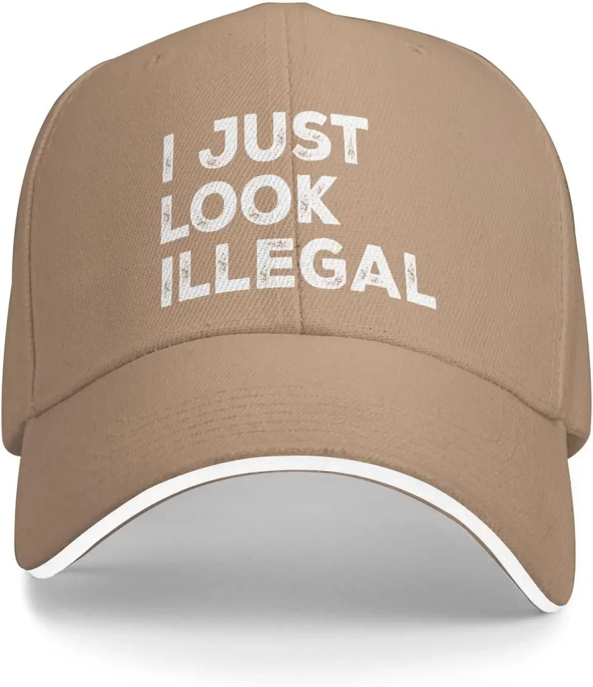 I Just Look Illegal Cap for Men Baseball Hats Trendy Caps