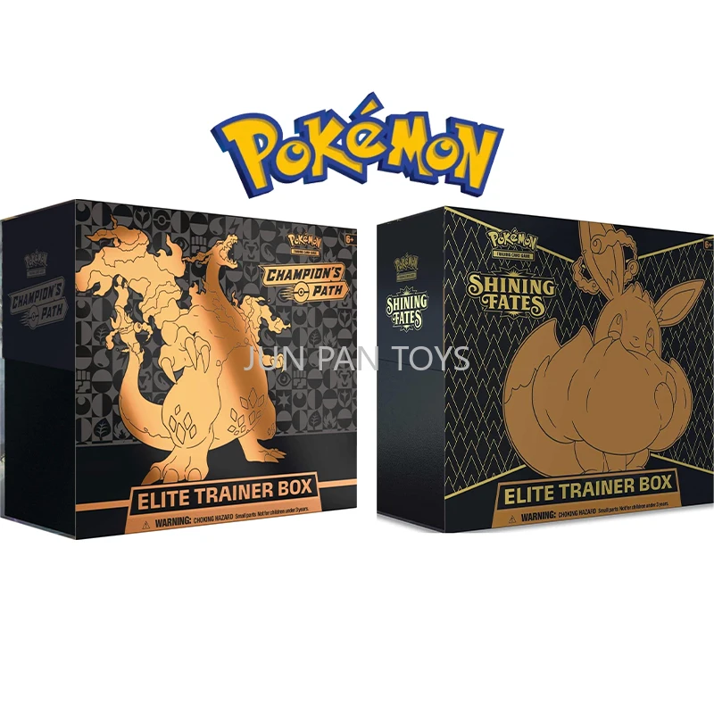 Original Pokémon Trading Card Game Champion\'s Path Elite Trainer Box Charizard Shining Fates Pokemon TCG Collectible Card Toys