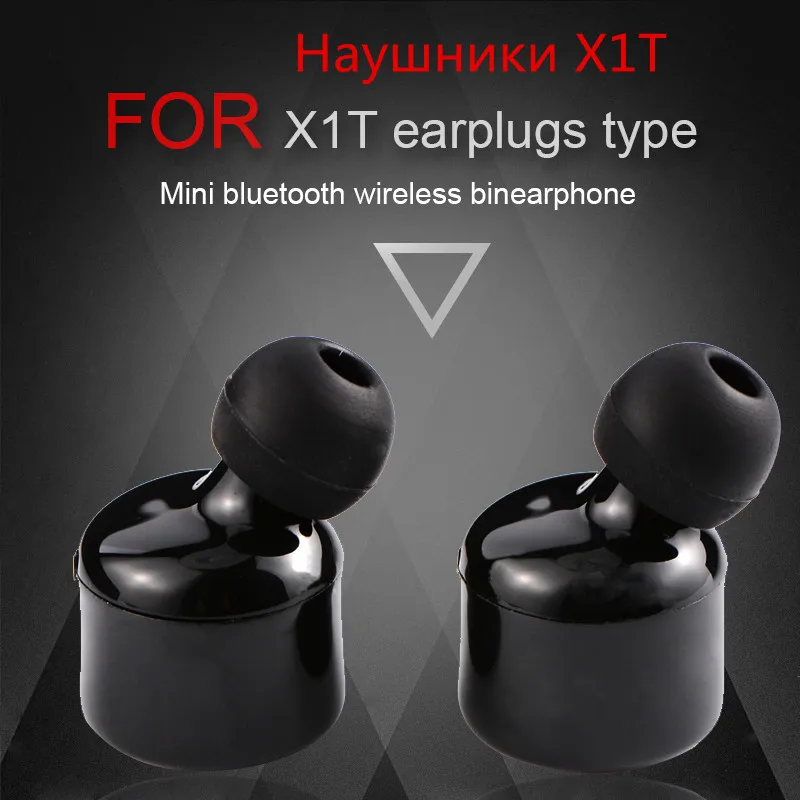 Plextone X1T Twins True Wireless Earphones For IPhone 7 Samsung Xiaomi Earplug Earbud Mini micro earpiece