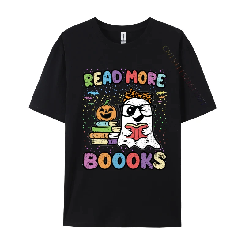 

Read More Books Halloween Costume Reading Teacher Librarian Brand Crazy Tops T Shirt NEW YEAR DAY Premium Cotton Tshirts for Men