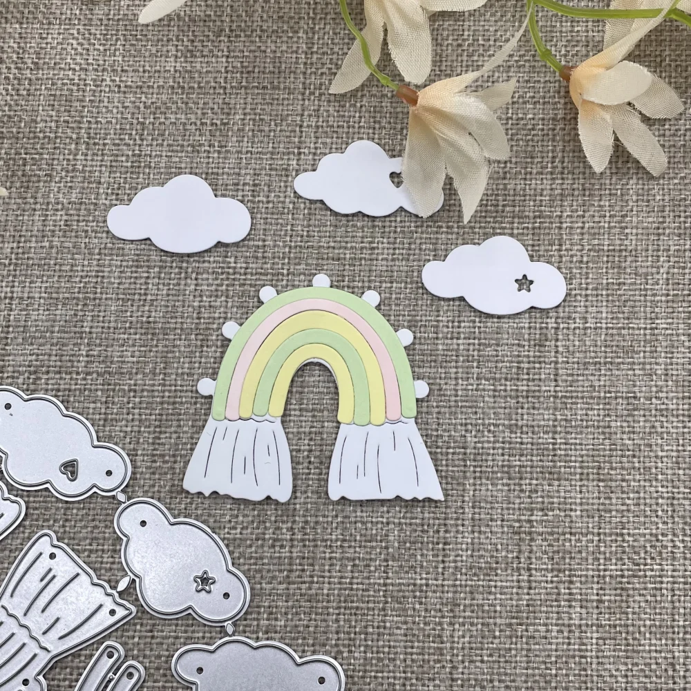 

Металлические вырубные формы «Радужное облако и животные» для скрапбукинга, декоративного тиснения и рукоделия