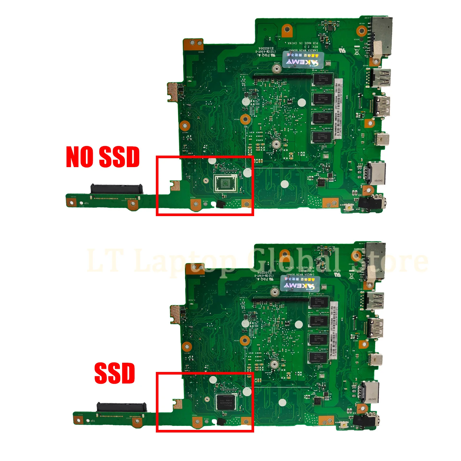 E402NA Mainboard For ASUS F402NA L402NA E402N X402NA Laptop Motherboard N3350 N3450 N4200 2G 4G-RAM 0G 32G 64G-SSD