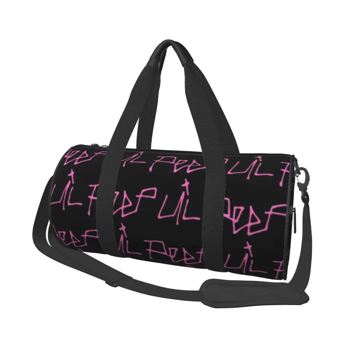

Logo Lil Peep Large Duffle Gym Bag Waterproof Duffle Travel Bags Handbags Fitness bag