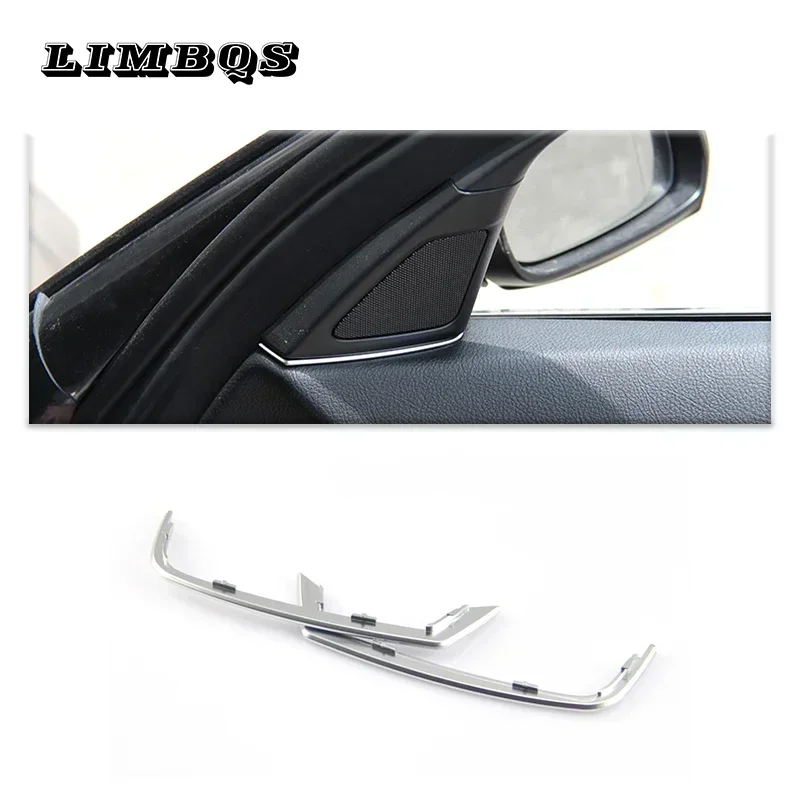 

Car Door Tweeter Slot Plug Sticker For F10 F11 BMW 5 Series 2011-2017 Centre Dashboard Cover Chrome Speaker Frame Trim Accessory