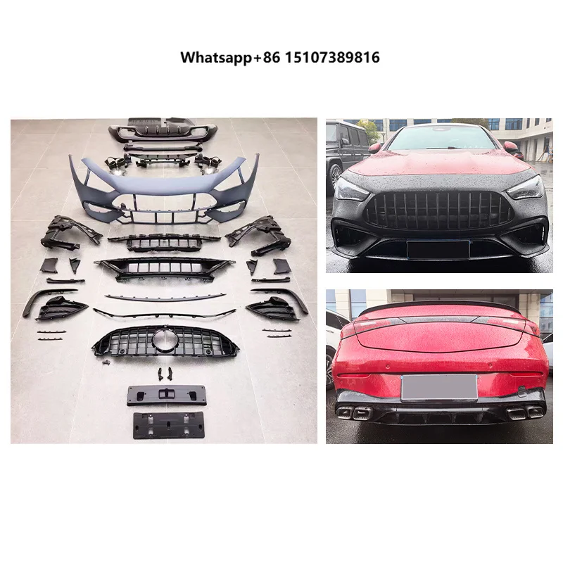 2024-2026 Car Modification Upgrade CLE53 Sport Surround Front Bumper Rear Bumper Body Kit Suitable for  CLE 260