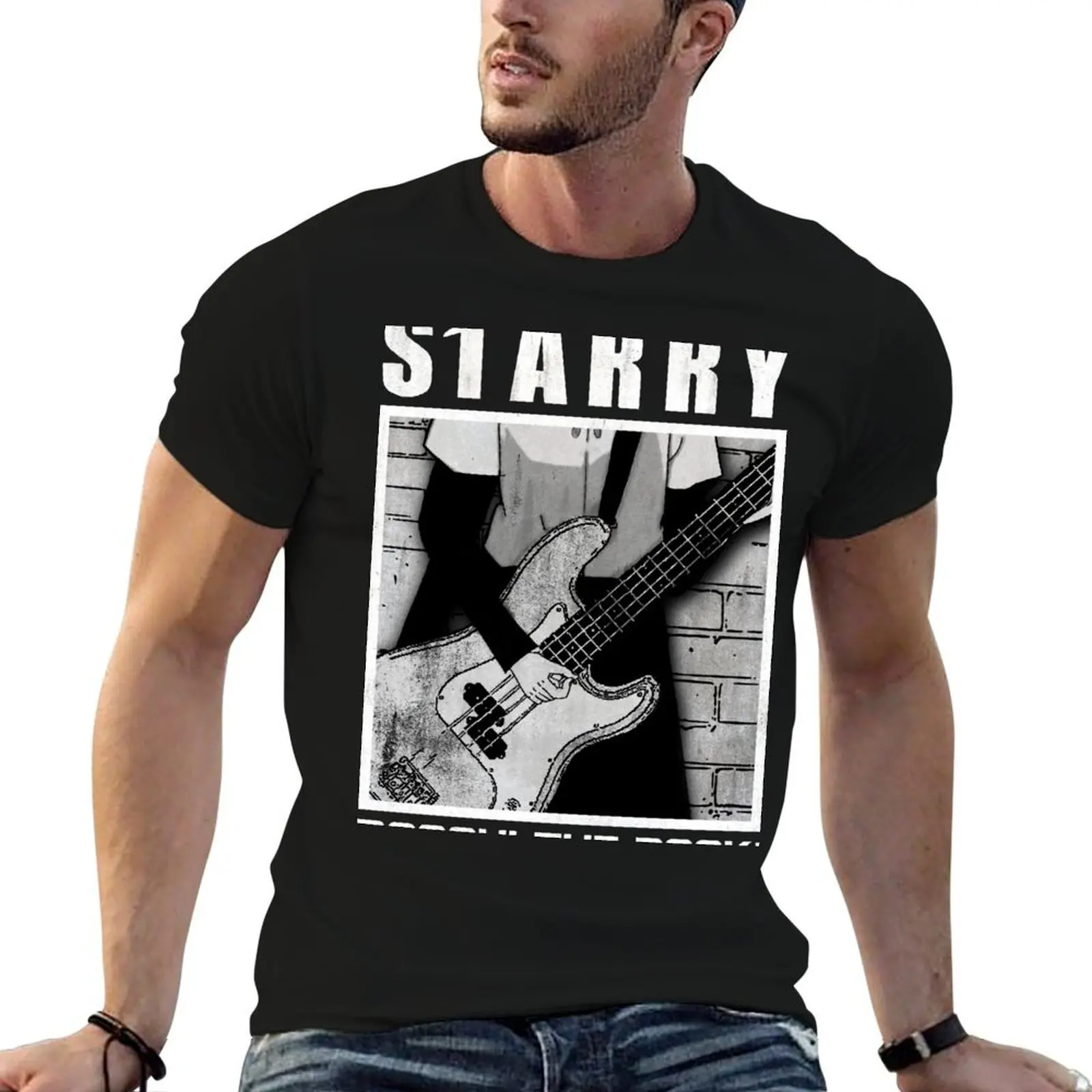 bocchi the rock starry ryо yamada T-Shirt man t shirts for men cotton t shirt pack men t shirt cotton 100% T-shirt