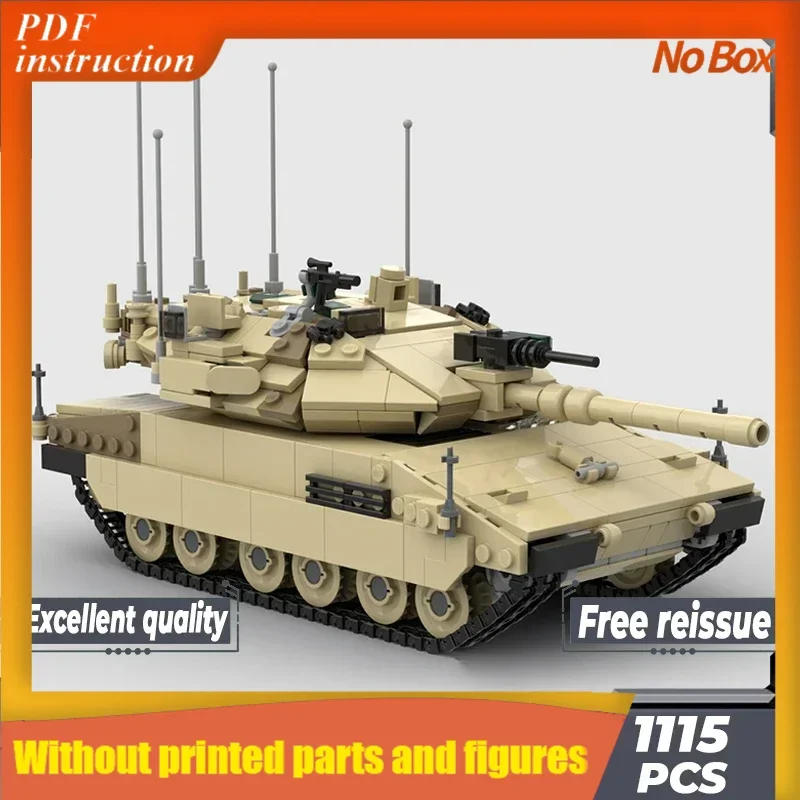 Military Model Moc Building Bricks Merkava Mk.4 tank Technology Modular Blocks Gifts  Toys DIY Sets AssemblyChristmas