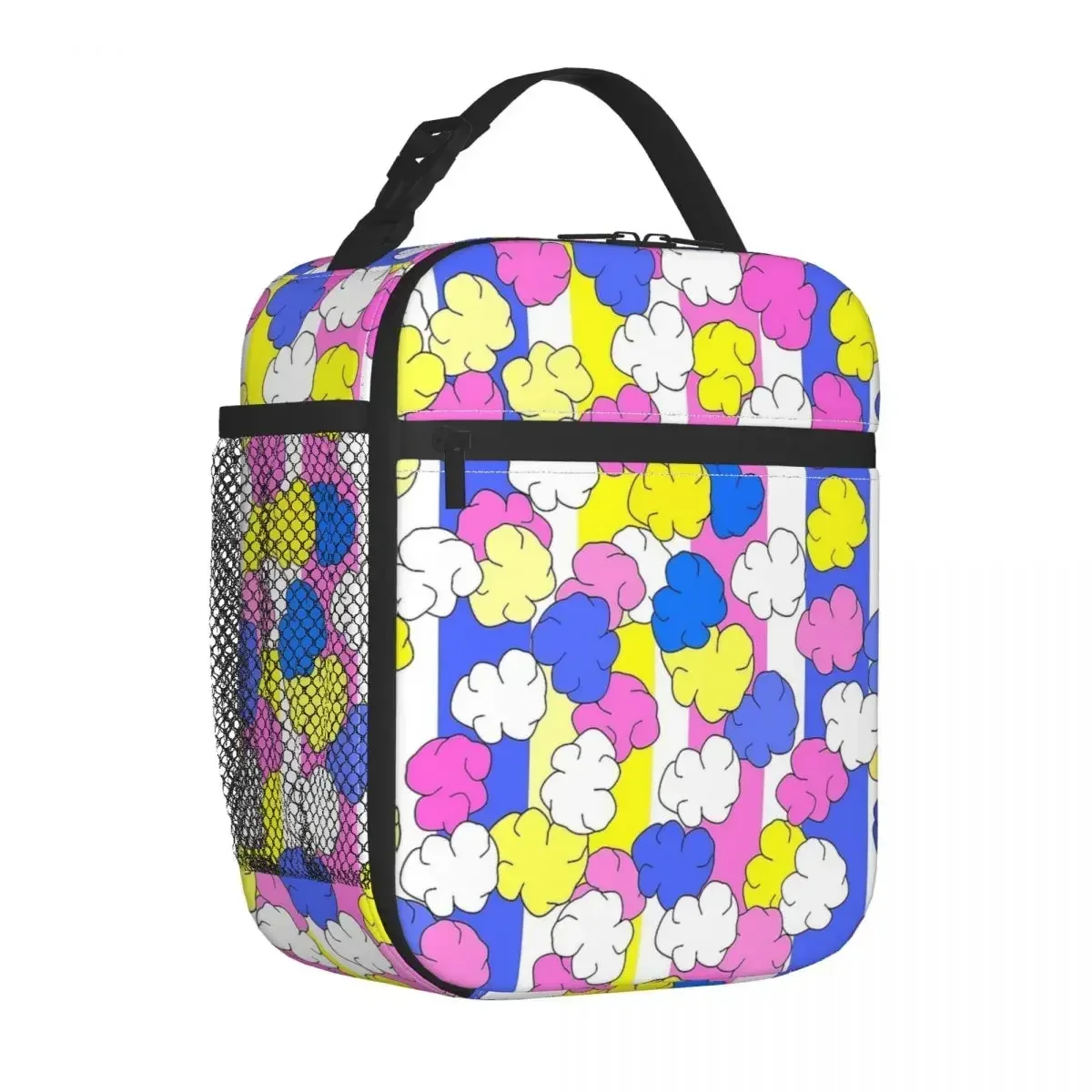 Sweet Candy Buttered Popcorn Thermal Insulated Lunch Bag for Picnic Portable Food  Container  Cooler  Boxes