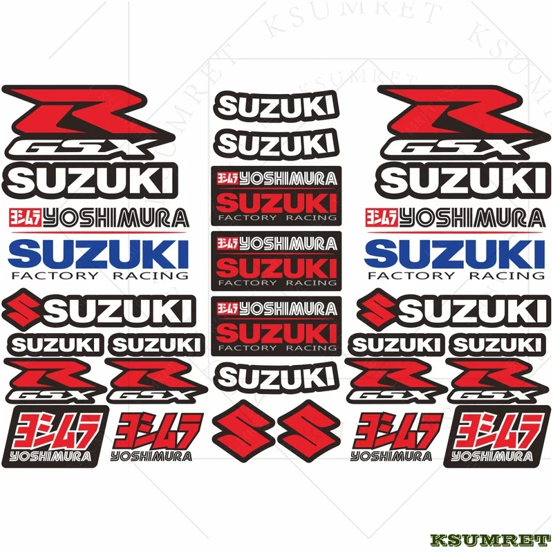 

Vinyl Suzuki Motorcycle Stickers Decals Logo Tank Emblem