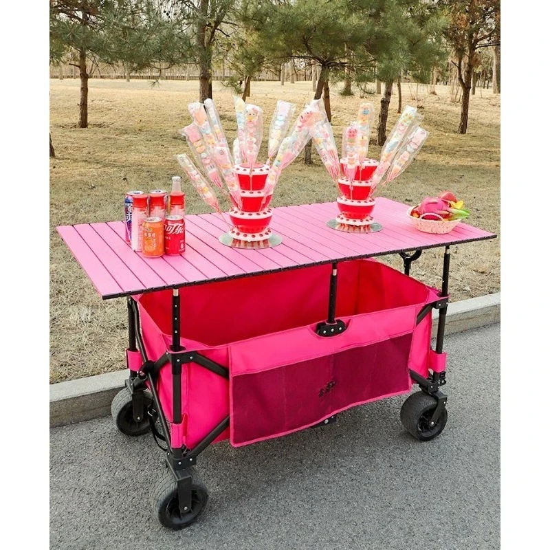 

Upgrade Portable Stall Truck Outdoor Camping Picnic Night Market Stall Sandwich Crispy Sausage