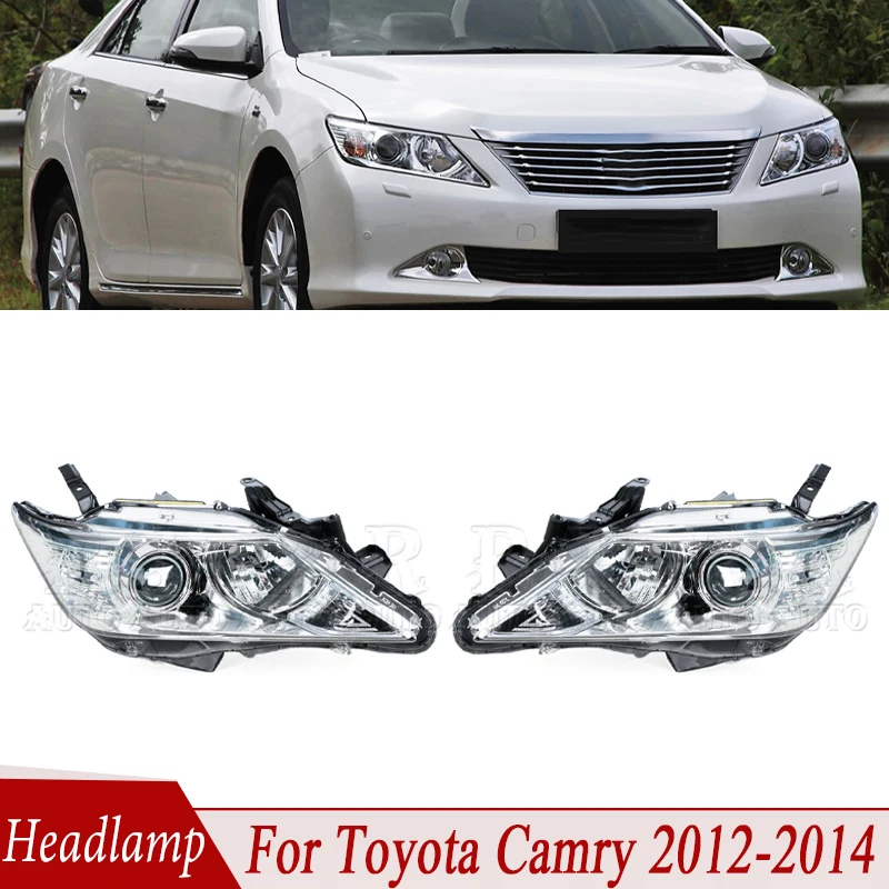 For Toyota Camry 2012 2013 2014 Car Headlight Assembly Front Bumper Headlamp Head Lamp Fog Light Xenon Lamp Driving Light