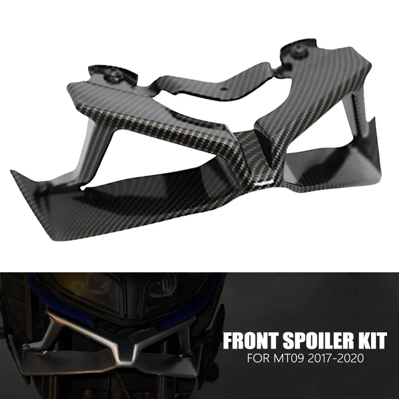 For YAMAHA MT09 MT 09 MT-09 Carbon Front Downforce Spoilers mt09 MT09 SP Downforce naked frontal spoilers 2017 2018 2019 2020