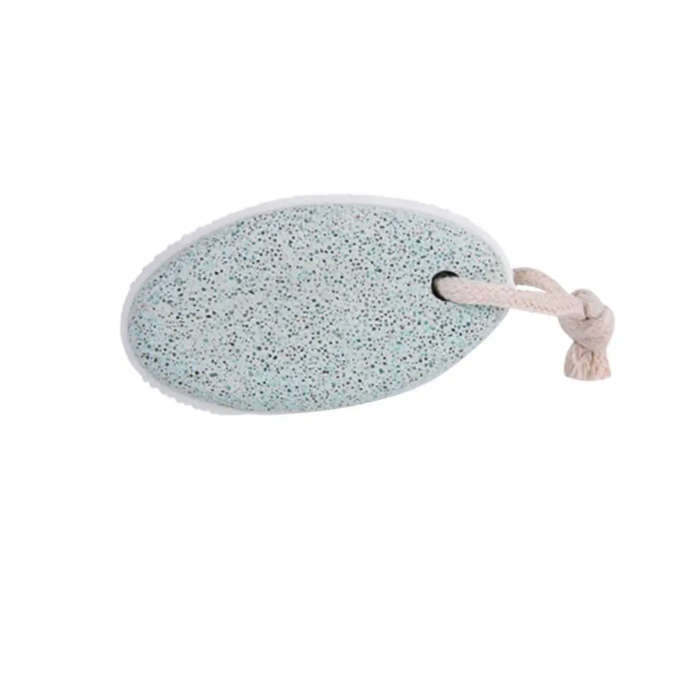 Volcanic Pumice Stone Foot File Pedicure Tool Green Shower Scraper Dead Skin Remover Callus Rubbing Feet Smoother Portable
