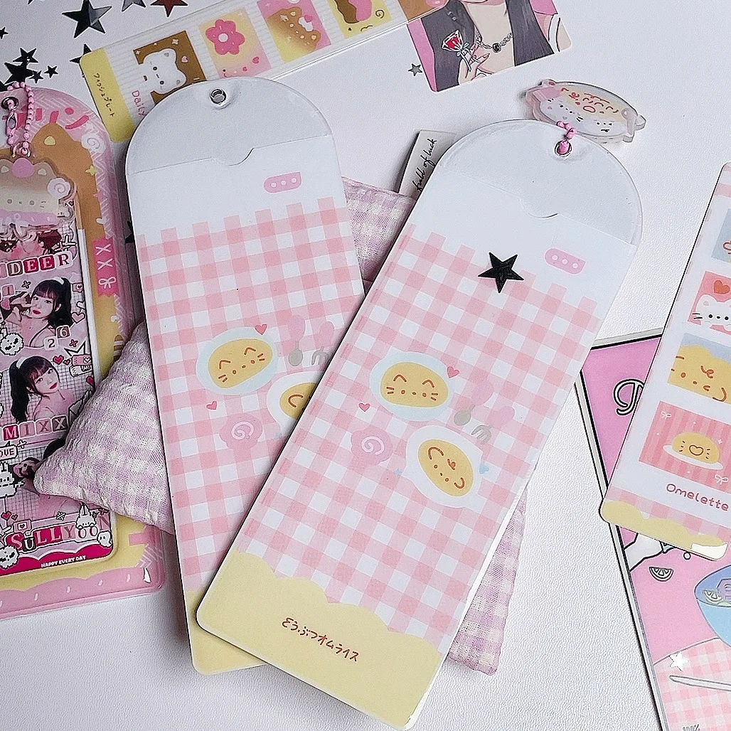 Photocard Holder, PVC Photocard Holder Shaped Transparent Card Case Student Campus Card Access Bag