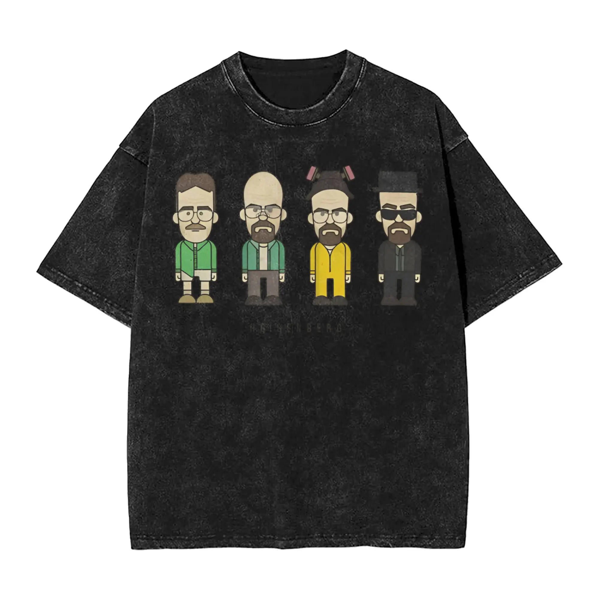 Breaking Bad T-Shirt Men  Walter White Jesse Pinkman Funny Cotton Tees Crew Neck Short Sleeve T Shirts Plus Size Clothes