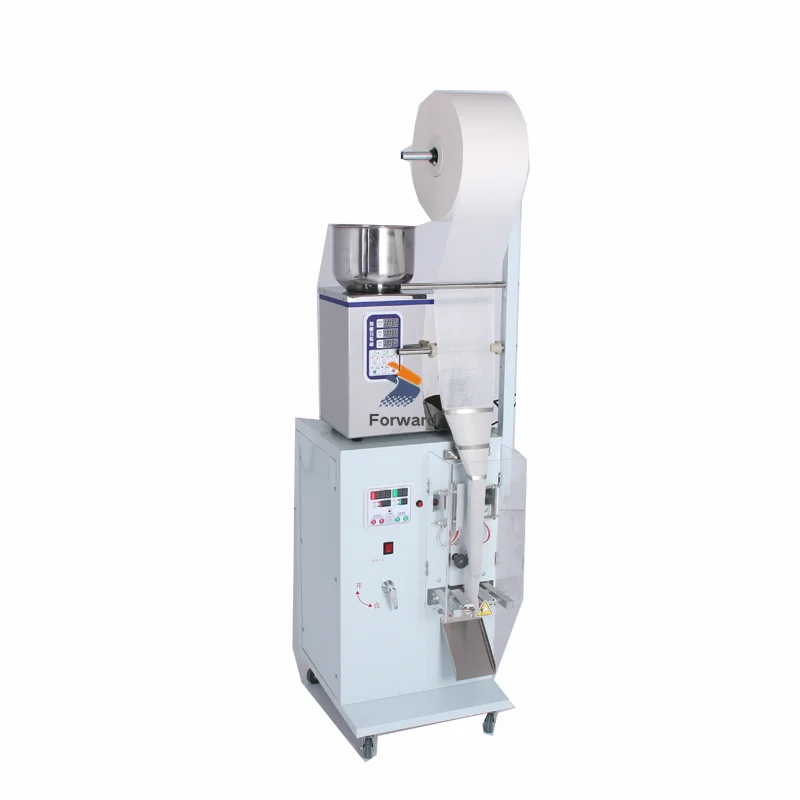 1-100g Automatic Particles Packing Machine Vertical Form Fix Quantify Fill/Seal Machine Tea Bag Three Side Seal Packing Machine