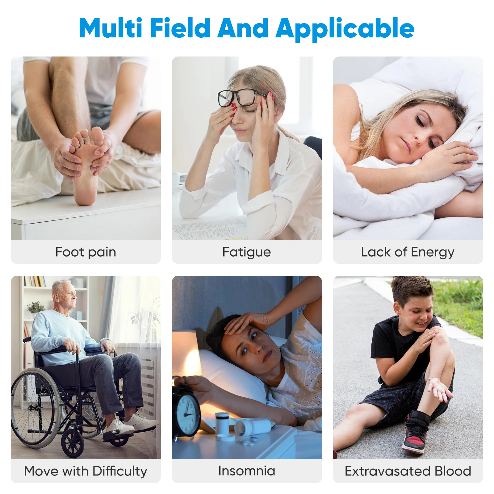 

Relaxing Heated Massager Feet Massaging Tool for Soothing Foot Care Machine with Operation Blood Circulation for Leg