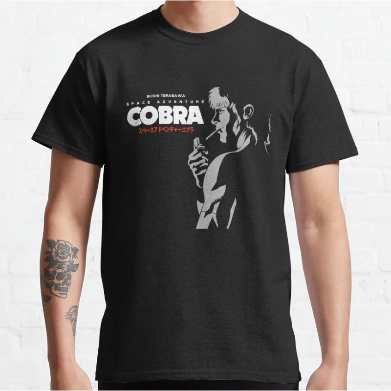 

vintage 80s cartoon COBRA The Space Adventure Japan manga Cobra Graphic T Shirts large size 100% cotton Adult S-6XL