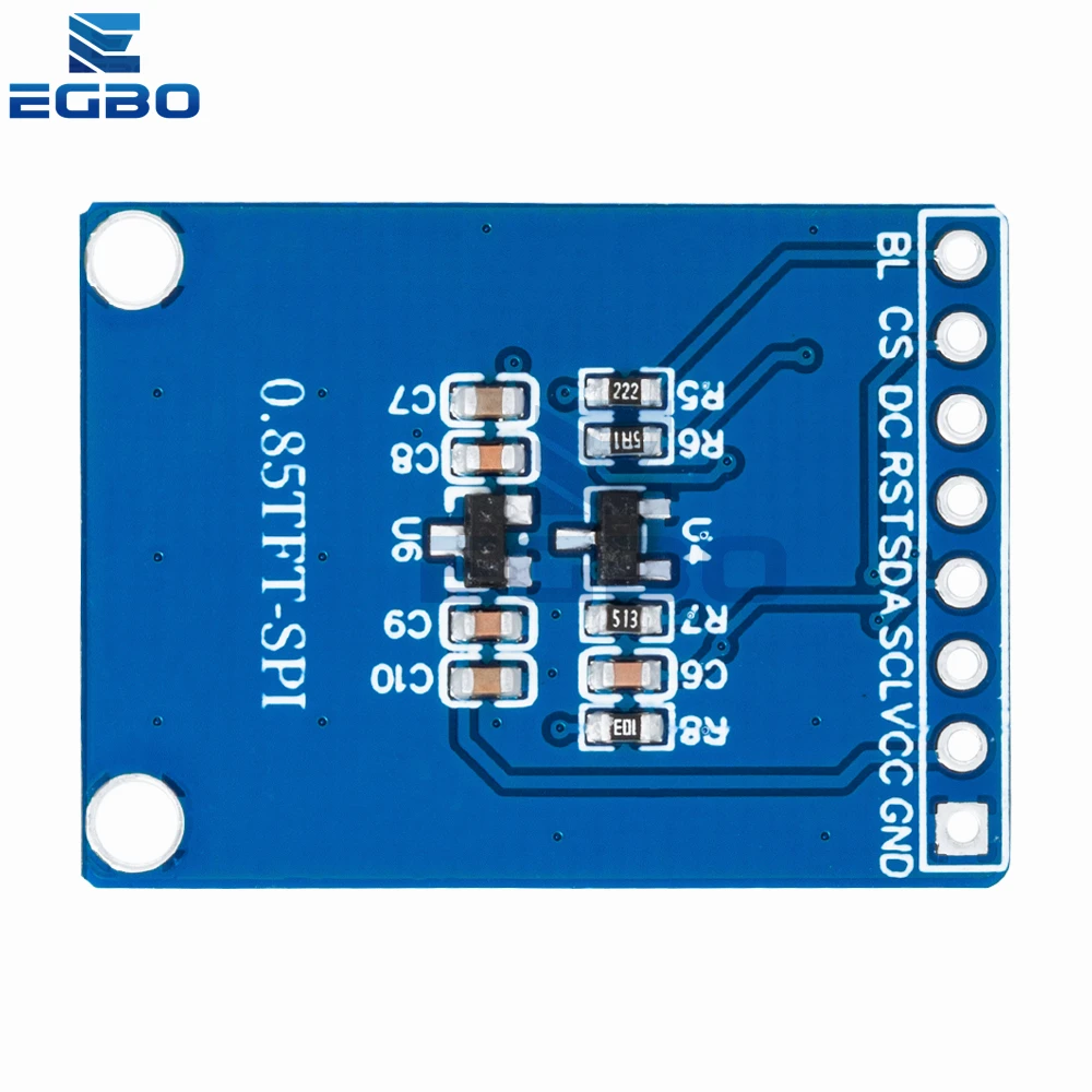 Módulo de pantalla LCD TFT HD IPS de 0,85 pulgadas pantalla SPI de 128x128 para Arduino, controlador GC9107, interfaz SPI de alto brillo