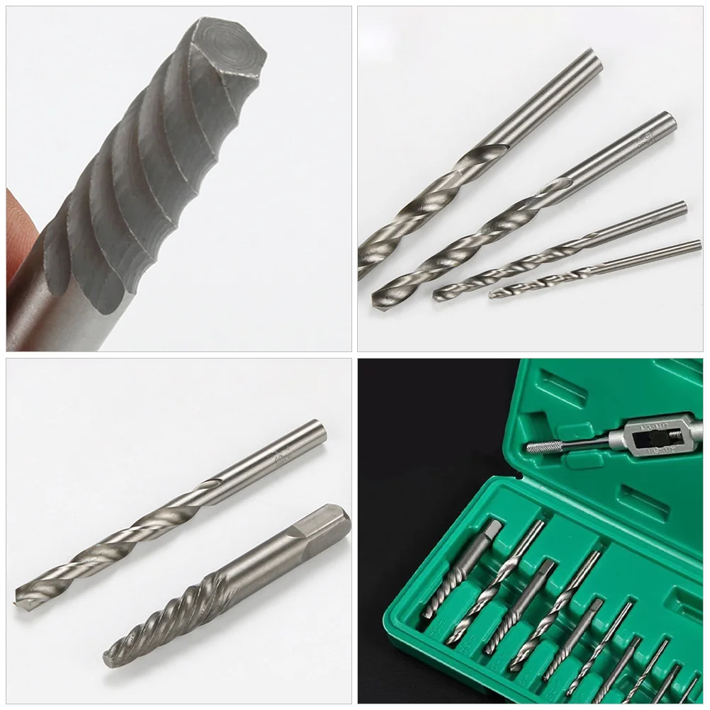 Zestaw do wykręcania śrub uszkodzonych, wykrętak do śrub uszkodzonych, wytrzymały, zakres 3mm-10mm, dla majsterkowiczów i profesjonalistów.