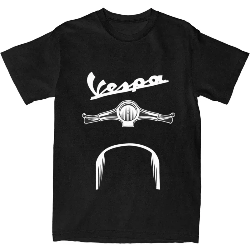 Men 100% Cotton Casual T-shirt Short Sleeve Clothes Graphic Printing  Piaggio T Shirts Merchandise graphic clothing FUNNY