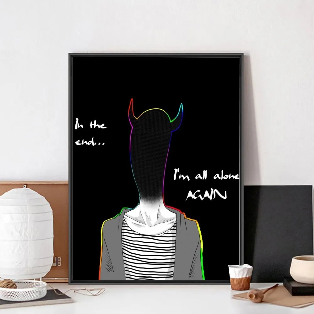 Oyasumi Punpun (Goodnight Punpun) Manga Poster No Framed Kraft Club Bar Paper Vintage Wall Art Painting Bedroom Study Stickers