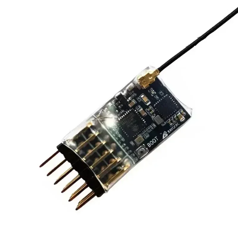 BAYCK 2,4G 5CH PWM ELRS Empfänger ExpressLRS 2,4 GHz RX PWM/CRSF Protokoll 2dBi Antenne Für RC FPV quadcopter Drone Teile