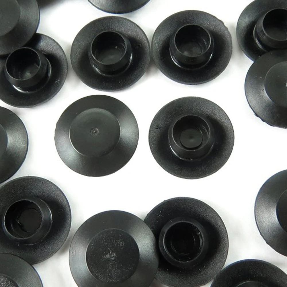 100PCS Car Door Rubber Plug Universal PVC Mount Black Rubber Body Sheet Metal Hole Plugs Acesssories