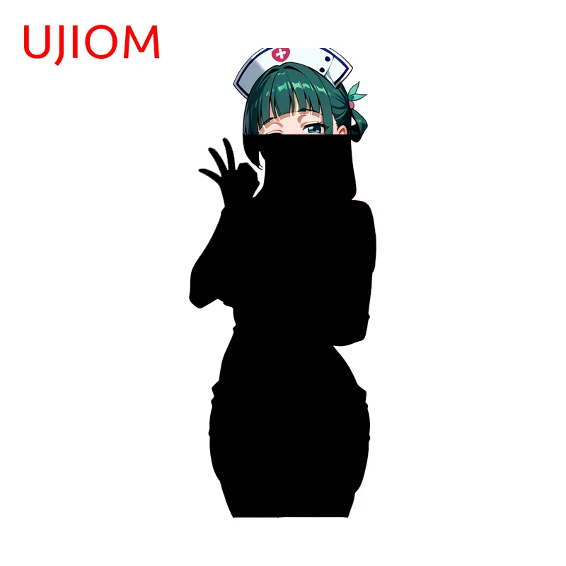 UJIOM Maomao Anime Figure Wall Sticker Eye Catching Artistic Waterproof Design Unique Scratch Proof Decal DIY Decoration Chambre