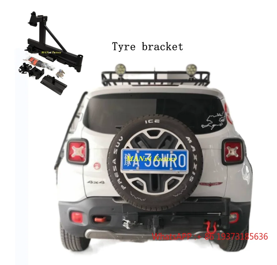 

High Quality Steel Wheel Holder Rear Tyre Bracket for Jeep Renegade