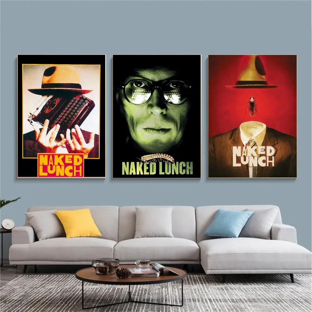 classic movie N-Naked Lunch-H Painting Calligraphy Nature Inspired Artwork for Living Room  Home Decoration