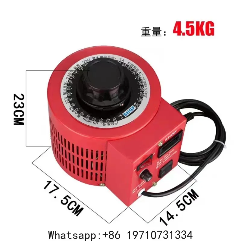 220V APS-500W A1000W  Variac Variable Transformer Voltage Regulator single-phase adjustable 0-300V AC regulating power supply