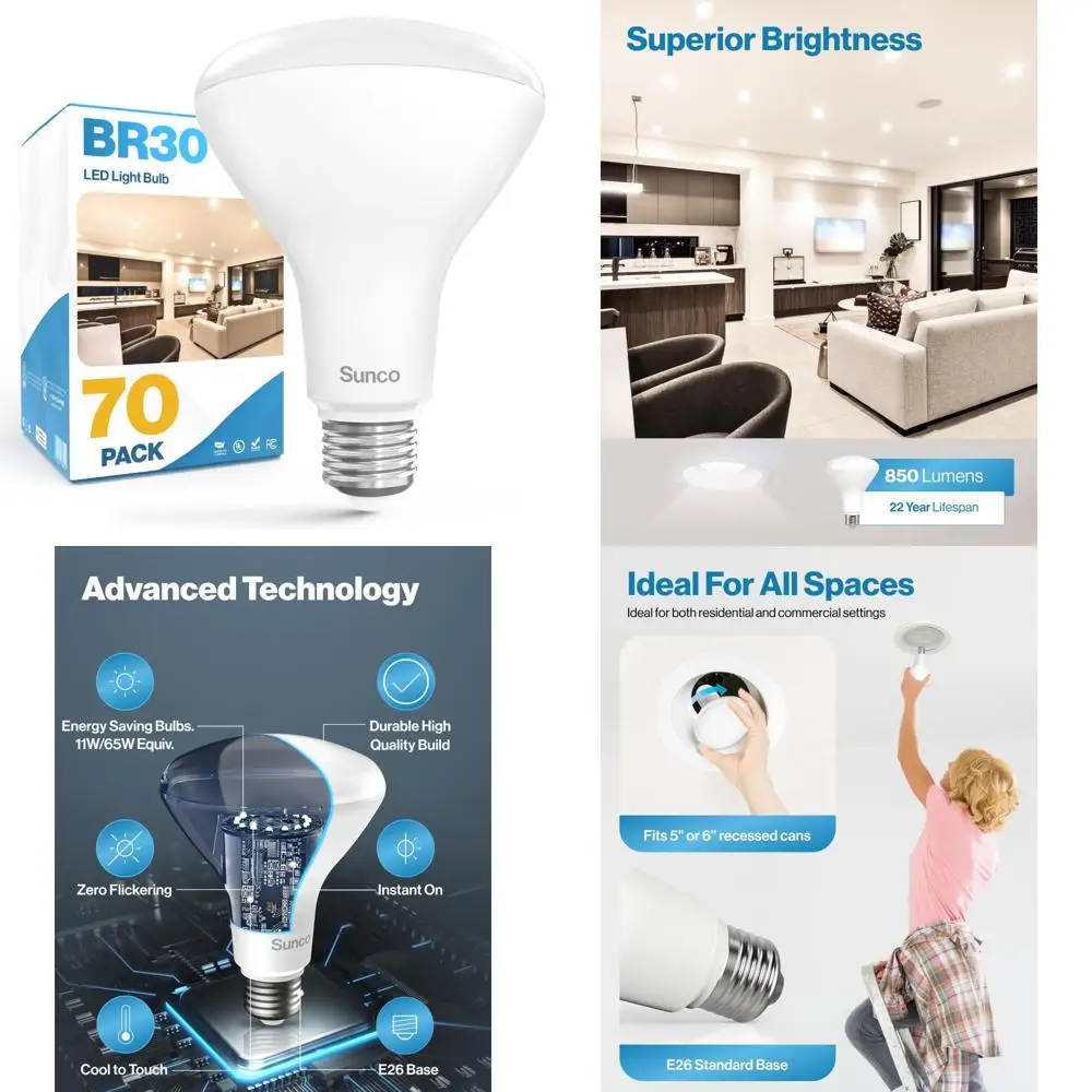 Led BR30 Recessed C… - image