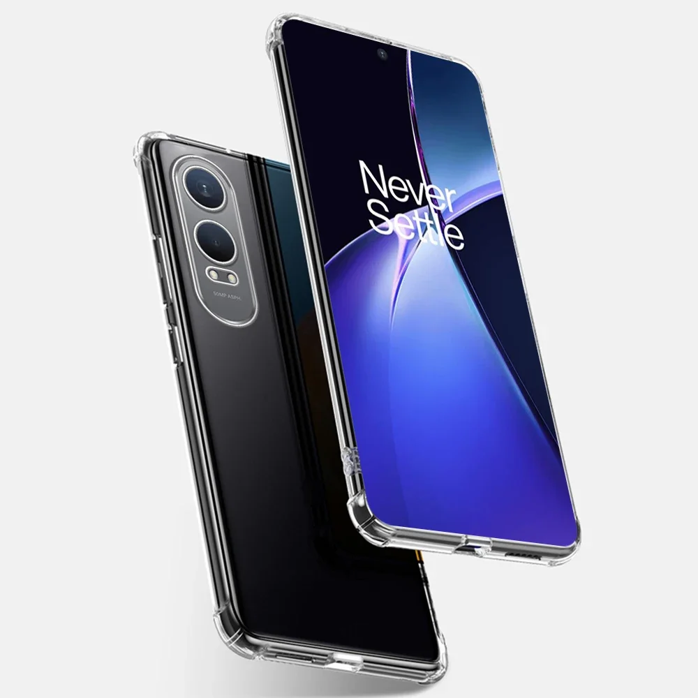 One Plus NordCE4Lite 5G Case Clear TPU Soft Cover For OnePlus Nord CE4 Lite CE 4 Light 4Lite 5G Lens Protector Shockproof Coque