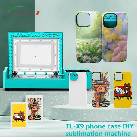 TuoLi 맞춤형 3D 승화 블랭크, 스마트폰 쉘 제작 기계, 전화 케이스 프린터, 모바일 커버에 사진 인쇄