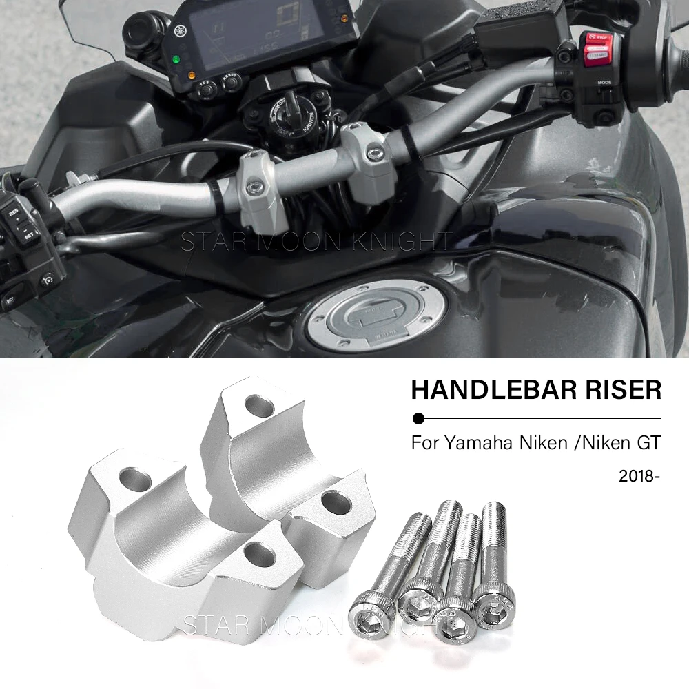 Lift Height 25mm Handlebar For Niken900 850 Niken 900 GT Niken 2018 - Motorcycle Handlebar Riser Clamp Extension Adapter