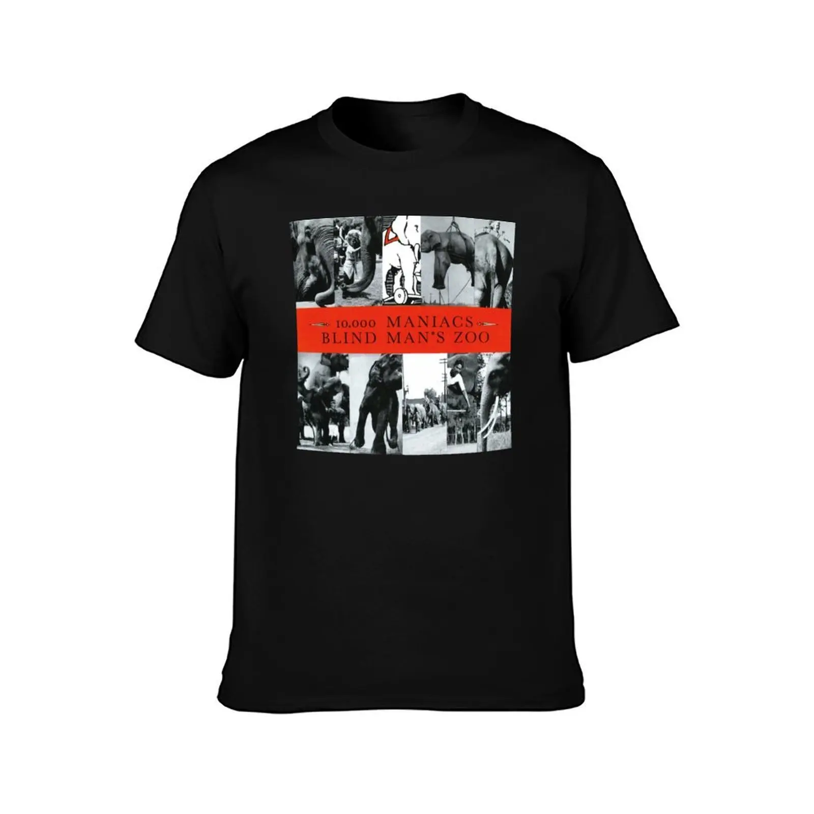 10,000 MANIACS BAND T-Shirt, Summer Casual Cotton Tee, Oversized Streetwear Tops, Vintage Graphic Print, Loose Fit Short Sleeve