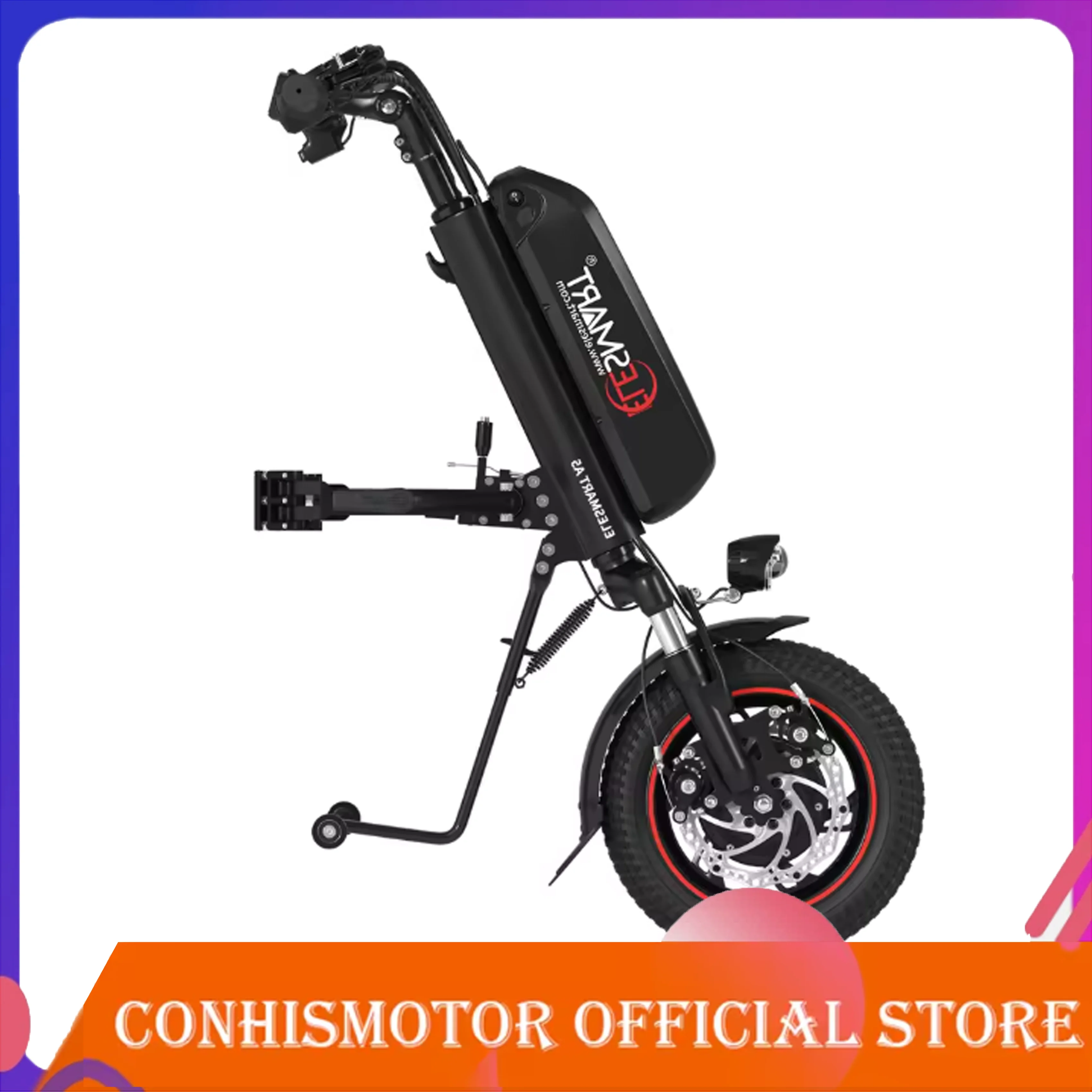 

12-дюймовая подвесная электрическая насадка для инвалидной коляски A5, 36 В, 250 Вт/350 Вт/500 Вт, аккумулятор 8 Ач-17,5 Ач