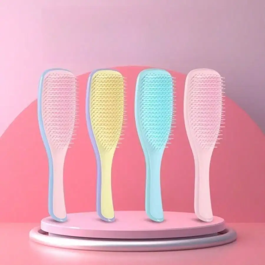 

1 pcs Ultra Soft Cushion Hair Brush for Long Hair, Anti-static Massage Comb with Long Handle, Dormitory Daily Use