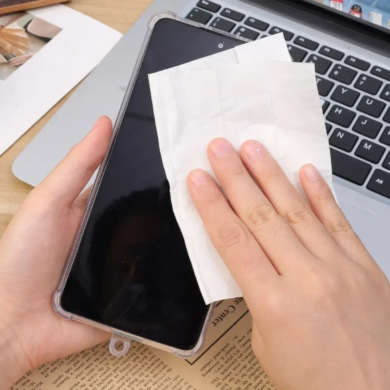 Camera Lens Paper Dry Wet Cleaning Wipes Camera Lens Screens Protector Dust Removal Cloth for Phone Computer Glasses Cleaner